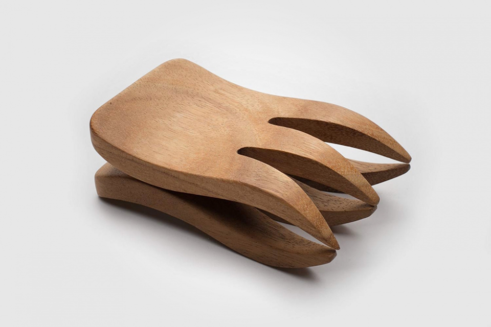 Salad Hands That Make Tossing And Serving Fun