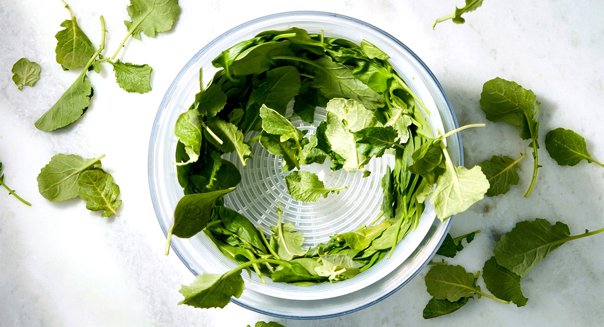 Large Salad Spinner Plastic Leaf Dryer Lettuce Veg Drainer Dressing Herb  Water