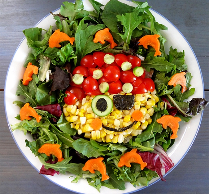 kind of salad presentation