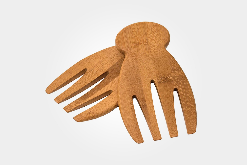 Salad Hands That Make Tossing And Serving Fun
